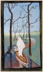 「生命の川」；「生命の流れ」 作： Hugo Simberg