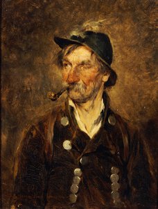 オールドハンター、1879 作： Hugo Wilhelm Kauffman