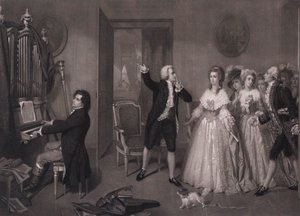 モーツァルトの家のベートーヴェン。 作： Hugues Merle