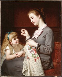刺繍レッスン 作： Hugues Merle