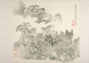 Album After Old Masters And Poems (アルバム (10 枚)、紙にインク)
