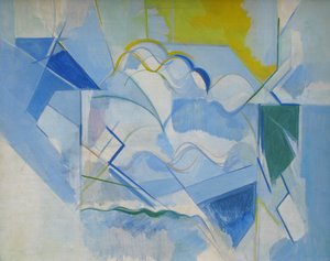 Smoke No. 1、1942年頃（キャンバスに油彩） 作： Humphrey Jennings
