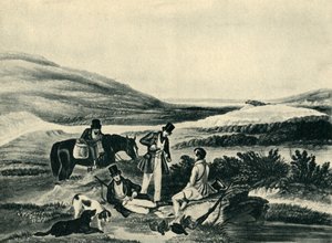 「サザンナーによるライチョウ射撃」、1841年、1946年。