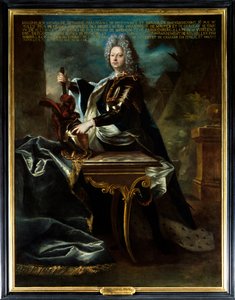 サリーの第5公爵マクシミリアン・アンリ6世・オブ・ベスーン（1669-1729）の肖像。ヒャカンテ・リゴー（1659-1743）作とされる絵画。油彩・キャンバス。必見です。Sully sur Loire, Chateau de Sully - Maximilian Henri VI de Bethune, 5th Duke of Sully (1669-1729) の肖像。 作： Hyacinthe (attr. to) Rigaud