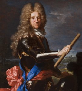 ハンスウィレムベンティンクの肖像画の詳細、ポートランド初代伯爵、1699年 作： Hyacinthe Francois Rigaud