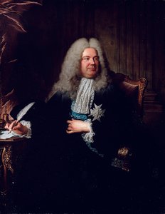 Charles-Gaspard Dodun、Marquis d "Herbaultの肖像 作： Hyacinthe Francois Rigaud