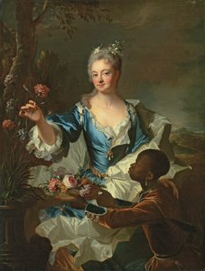 ヒヤシンスソフィードベシャネルノインテルの肖像、ルーヴィル侯爵 作： Hyacinthe Francois Rigaud
