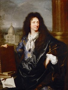 Jules Hardouin-Mansart 1646-1701の肖像 作： Hyacinthe Francois Rigaud