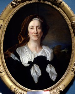 画家の母、マリー・セールの肖像 ヒャカンテ・リゴー（1659-1743）の絵画 1695年 日。0,79x0,61 m タオン、城 フォンテーヌ・アンリ。 作： Hyacinthe Francois Rigaud
