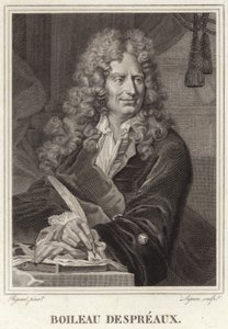 Nicolas Boileau-Despreauxの肖像 作： Hyacinthe Francois Rigaud