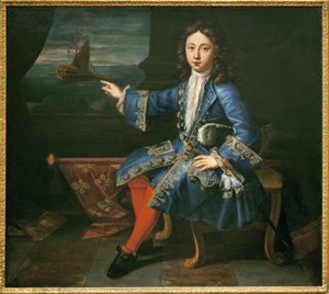 トゥールーズ伯爵（1678-1737）の肖像。(ルイ14世(1638-1715)とモンテスパン夫人(フランソワーズ・アテネ、モンテスパン侯爵夫人)の息子として認められる 作： Hyacinthe Francois Rigaud