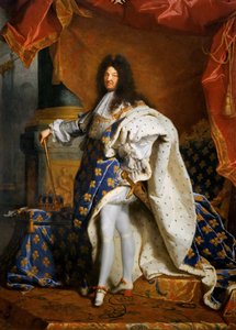 ルイ 14 世、フランス王 1638 年～1715 年、1701 年。 作： Hyacinthe François Honoré Rigaud