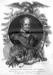 アレクサンドル1世、ロシア皇帝1777-1825、1816年。