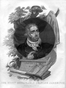 右名誉チャールズジェームズフォックス1749-1806、1816。 作： I. Brown