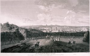 グリニッジ公園からの眺め、ロンドン、c1774 作： I Wood