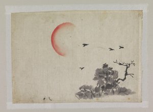 夕日のある風景 作： Ichirakasai