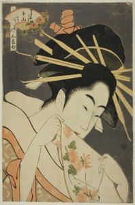 連載「美人五節句」より 長治屋の花魁仙山