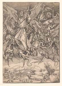 大天使はドラゴンと戦う Dürer
