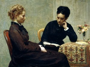 リーディング 作： Ignace Henri Jean Fantin Latour
