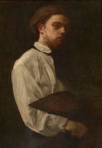 Omakuva (öljy kankaalle) 作： Ignace Henri Jean Fantin Latour