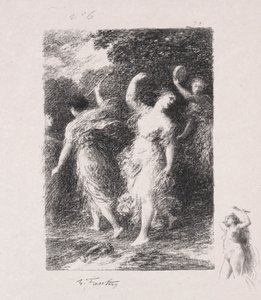 バッカス。 作： Ignace Henri Jean Fantin Latour
