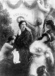 ベルリオーズ、または誕生日、1876 作： Ignace Henri Jean Fantin Latour