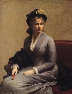 シャーロットデュブール（1850-1921）1882 作： Ignace Henri Jean Fantin Latour