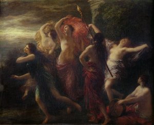ダンサー、1891 作： Ignace Henri Jean Fantin Latour