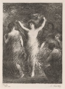 ダンス、1898年。 作： Ignace Henri Jean Fantin Latour