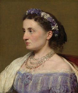 フィッツ＝ジェームス公爵夫人 作： Ignace Henri Jean Fantin Latour