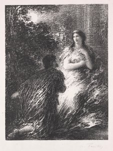 Duo des Troyens、1894-1895。 作： Ignace Henri Jean Fantin Latour