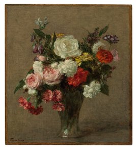 フラワーブーケ、1900 作： Ignace Henri Jean Fantin Latour