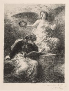 栄光、1890。 作： Ignace Henri Jean Fantin Latour