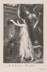 ヨハネスブラームス、1900年。 作： Ignace Henri Jean Fantin Latour