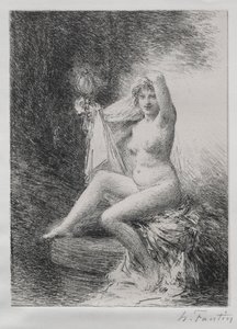 真実、1900年。 作： Ignace Henri Jean Fantin Latour