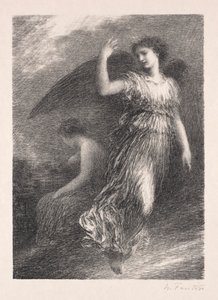 パラダイスとペリ-デビュー、1901。 作： Ignace Henri Jean Fantin Latour