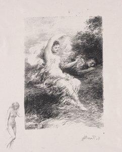リデ。 作： Ignace Henri Jean Fantin Latour