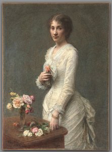 マダム・レロル、1882年。 作： Ignace Henri Jean Fantin Latour
