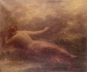 夜 作： Ignace Henri Jean Fantin Latour