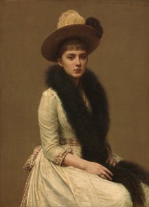 ソニアの肖像 作： Ignace Henri Jean Fantin Latour