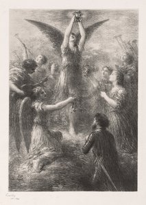 ロエングリンの前奏曲、1898年。 作： Ignace Henri Jean Fantin Latour