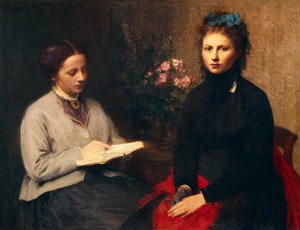 リーディング 作： Ignace Henri Jean Fantin Latour