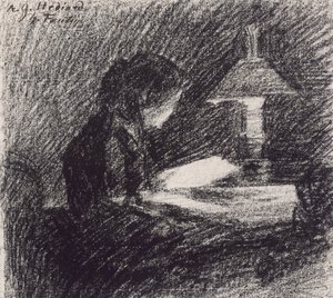 読書 作： Ignace Henri Jean Fantin Latour