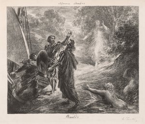 リナルド、1878年。 作： Ignace Henri Jean Fantin Latour