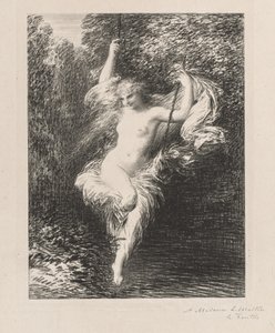サラ・ザ・バザー、1892年。 作： Ignace Henri Jean Fantin Latour