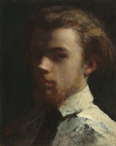 自画像 作： Ignace Henri Jean Fantin Latour