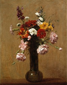 小さな花束、1891 作： Ignace Henri Jean Fantin Latour