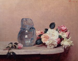バラのある静物、1889