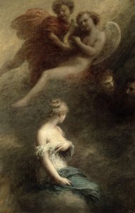 ファウストの破滅、1888 作： Ignace Henri Jean Fantin Latour