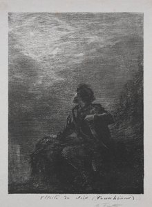 イブニングスター、1877年。 作： Ignace Henri Jean Fantin Latour